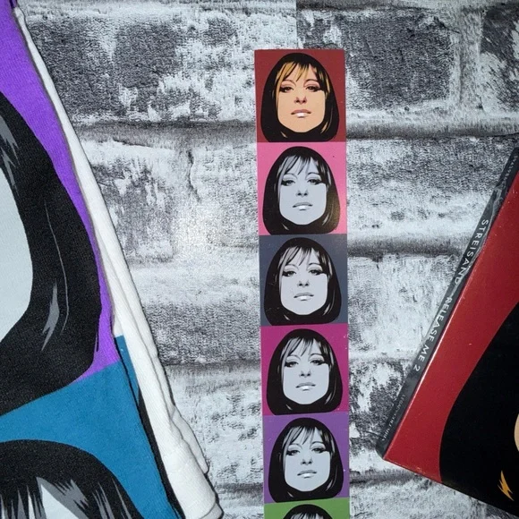 Barbara Streisand Release Me 2 Merchandise Bundle Tee,CD bookmark & mask - Picture 3 of 7